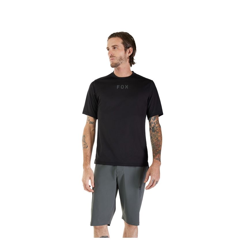 Fox Koszulka Rowerowa  Ranger Wordmark Black S