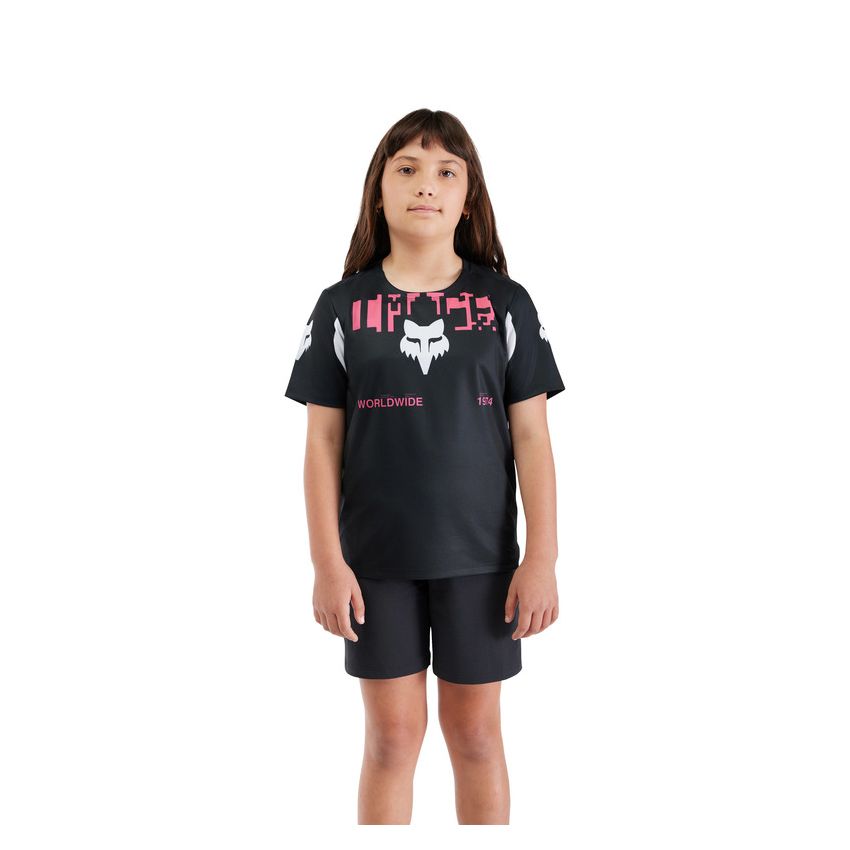 Fox Koszulka Rowerowa Junior  Ranger Digi Image Black Ys