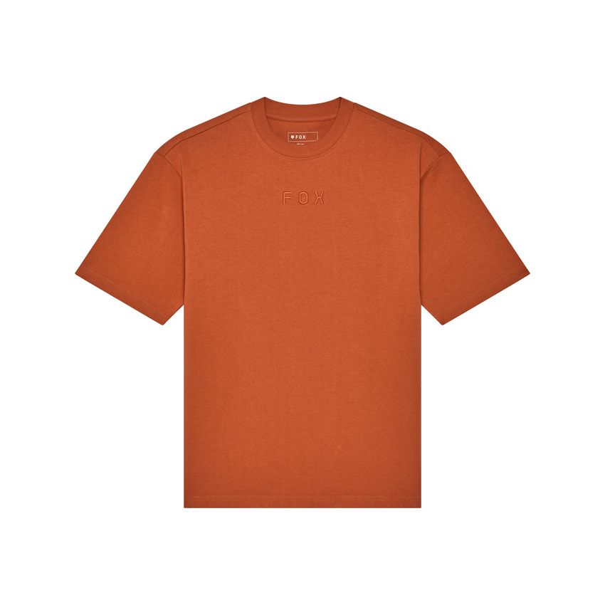Fox T-shirt  Wordmark Oversized Chocolate L