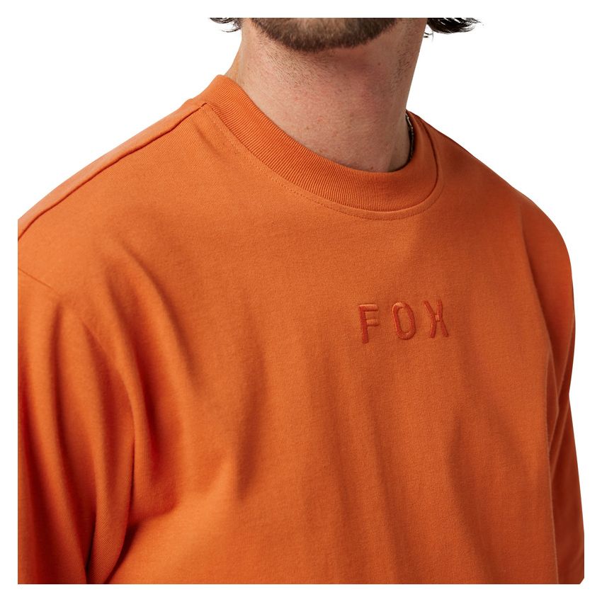 Fox T-shirt  Wordmark Oversized Chocolate L
