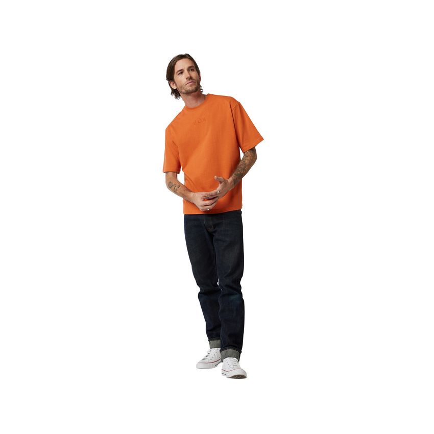 Fox T-shirt  Wordmark Oversized Chocolate L