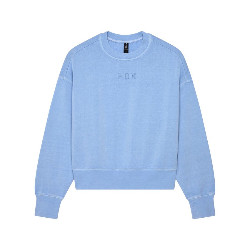 Fox Bluza Damska  Wordmark Oversized Fleece Crew Cashmere Blue Xs