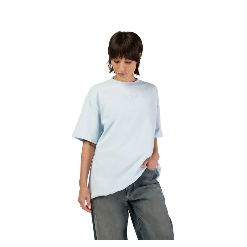 Fox T-shirt Damski  Wordmark Os Pale Blue Xs