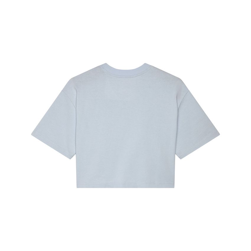 Fox T-shirt Damski  Wordmark Os Crop Pale Blue M