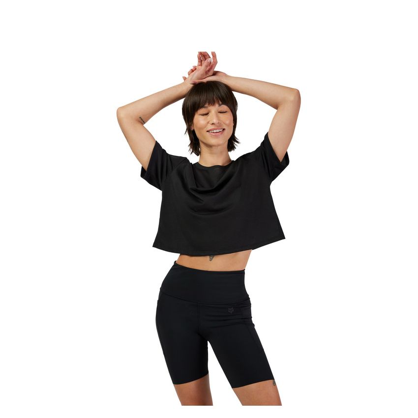 Fox T-shirt Damski  Forums Tech Black M