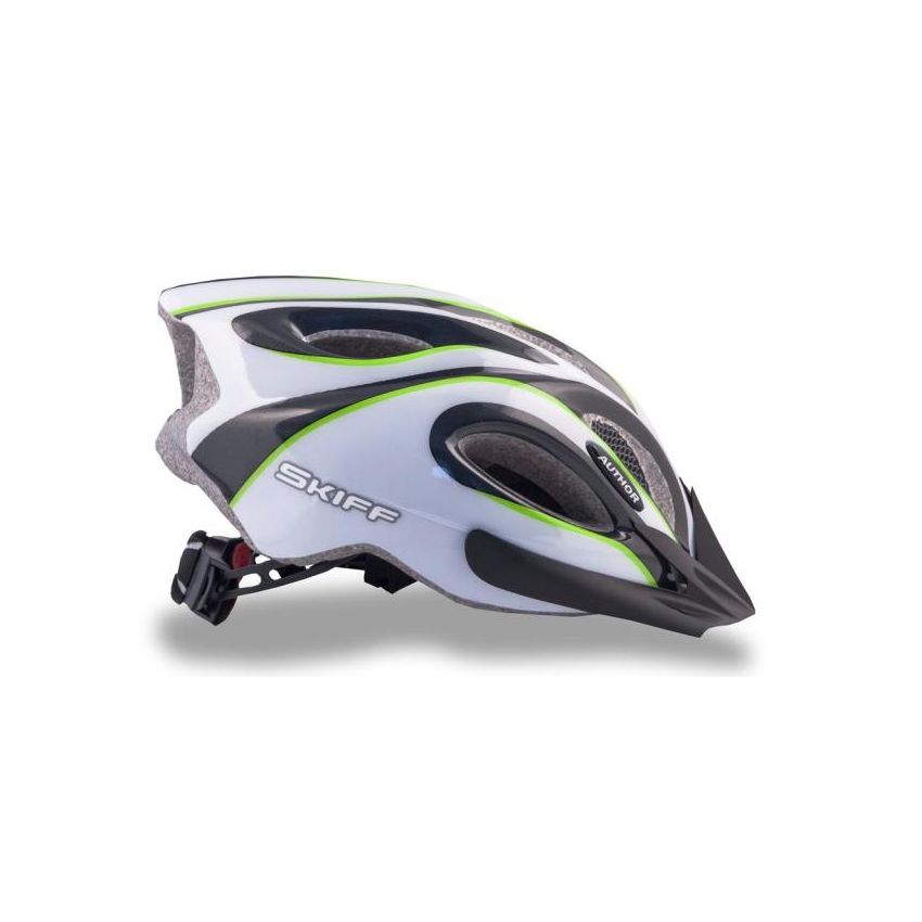 Kask AUTHOR SKIFF biało-czarno-zielony 58-62 