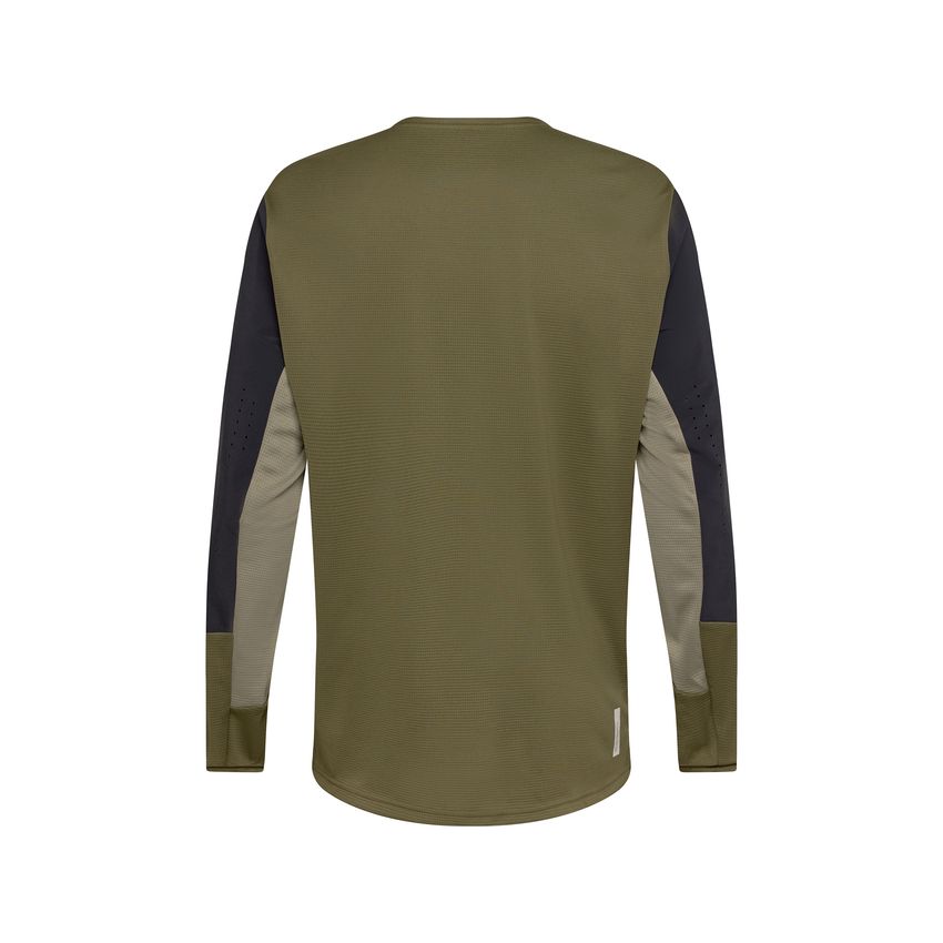 Fox Koszulka Rowerowa Z DŁugim RĘkawem  Defend Olive Green S