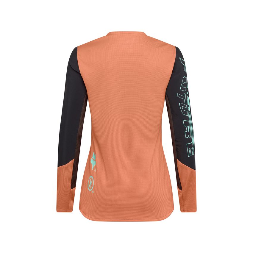 Fox Koszulka Rowerowa Z DŁugim RĘkawem Damska  Defend Elevated Coral S