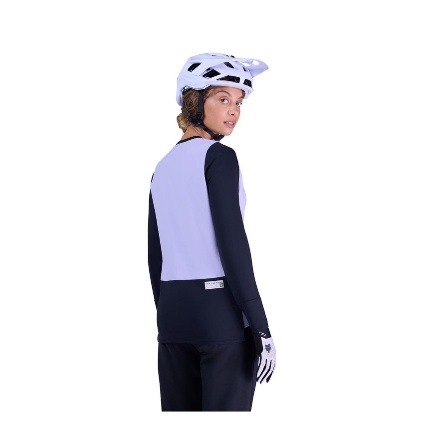 Fox Koszulka Rowerowa Z DŁugim RĘkawem Damska  Defend Thermal Lilac Xs