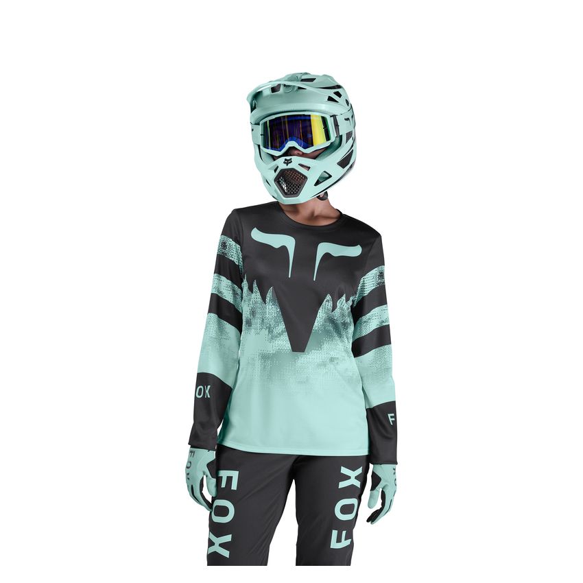 Fox Koszulka Rowerowa Z DŁugim RĘkawem Damska  Ranger Kairos Turquoise S