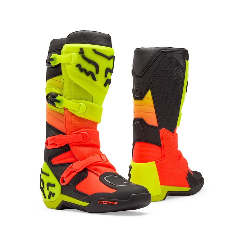 Fox Buty Motocyklowe  Comp Orange Yellow 9 (wkŁadka 260mm)