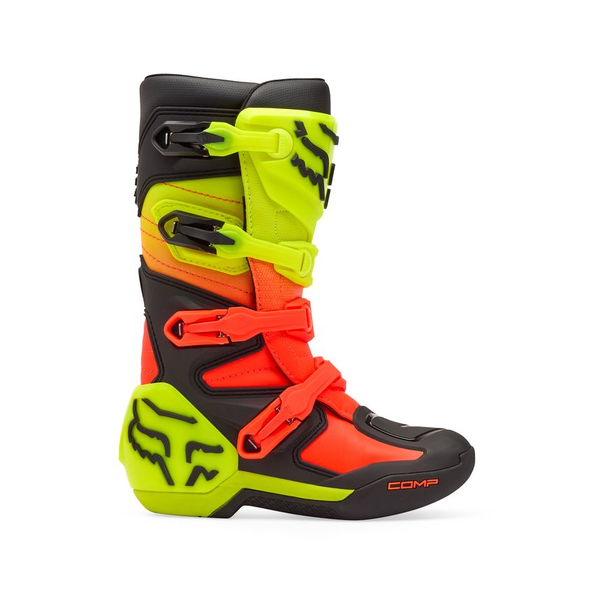 Fox Buty Motocyklowe Junior  Comp Orange Yellow Y3 (wkŁadka 222mm)