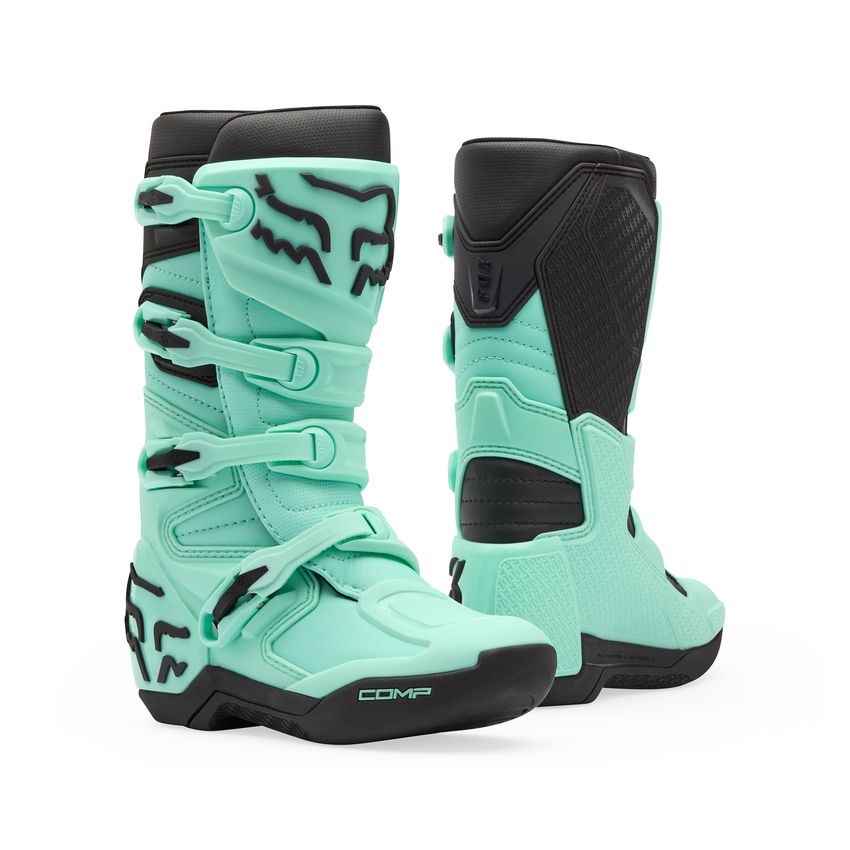 Fox Buty Motocyklowe Junior  Comp Teal Y3 (wkŁadka 222mm)