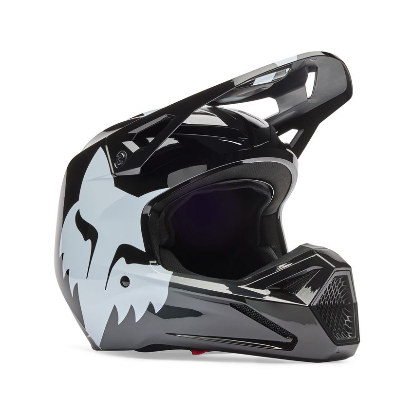 Fox Kask Motocyklowy  V1 Shield Black S