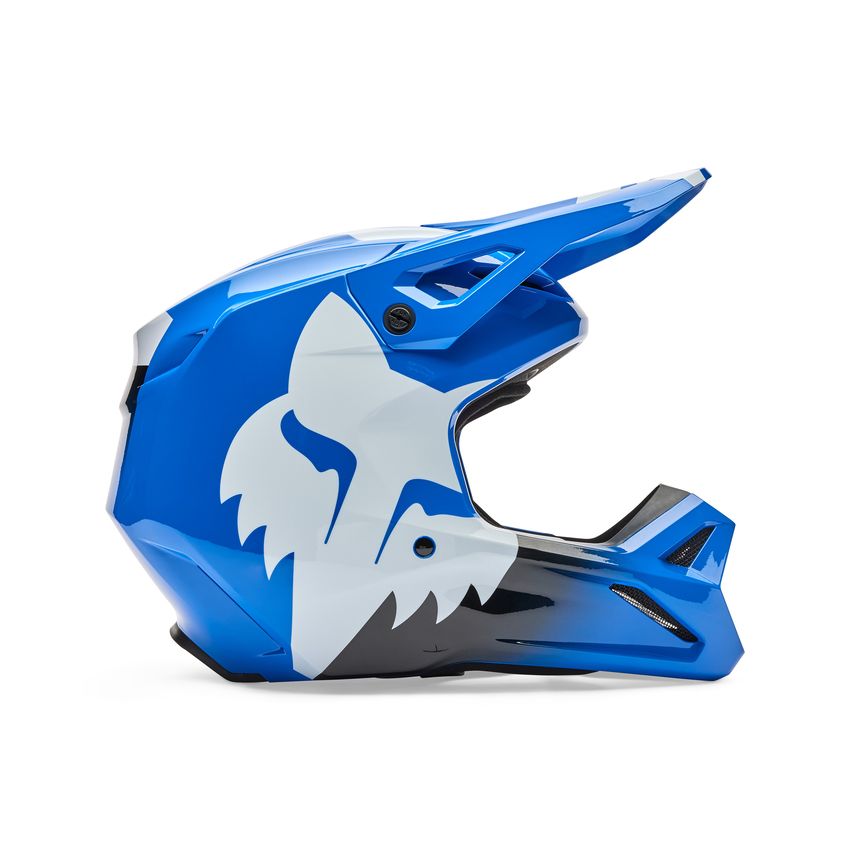 Fox Kask Motocyklowy  V1 Shield Blue S