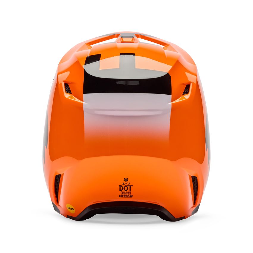 Fox Kask Motocyklowy  V1 Shield Fluo Orange S