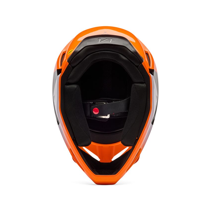 Fox Kask Motocyklowy  V1 Shield Fluo Orange S