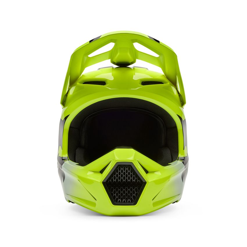 Fox Kask Motocyklowy  V1 Shield Fluo Yellow S