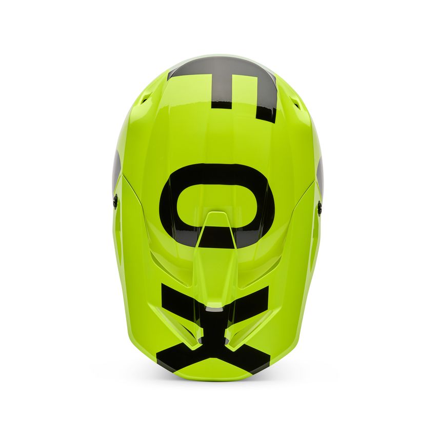 Fox Kask Motocyklowy  V1 Shield Fluo Yellow S
