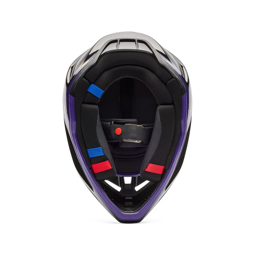 Fox Kask Motocyklowy  V3 Drip Black Purple S