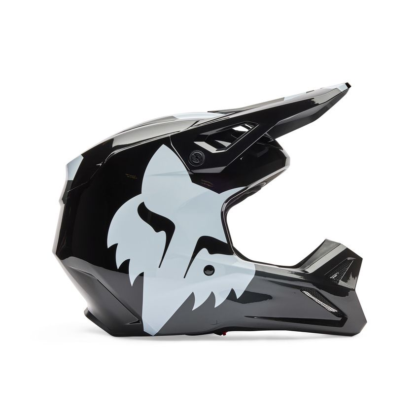 Fox Kask Motocyklowy Junior  V1 Shield Black Ym