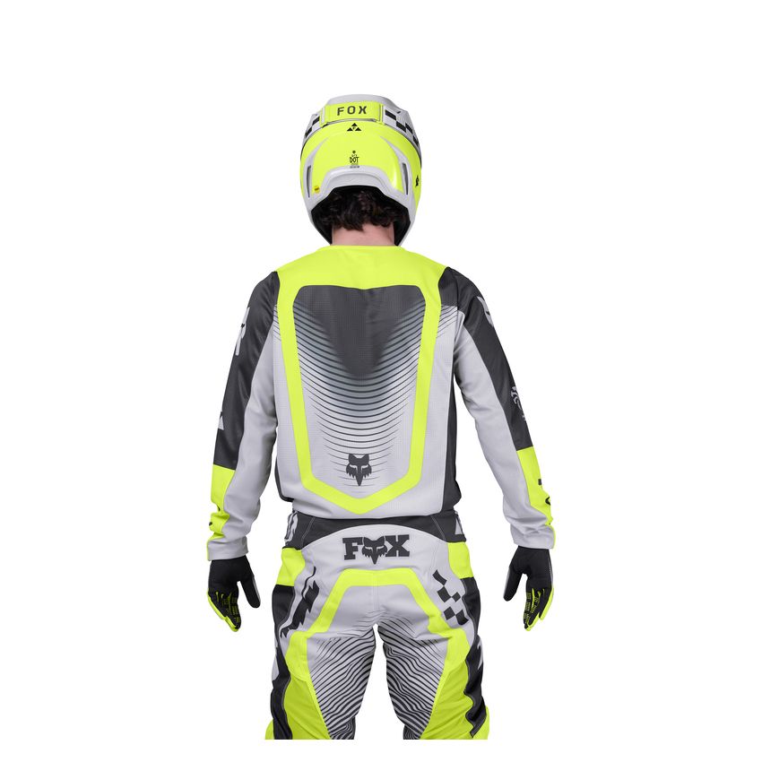 Fox Bluza Motocyklowa  180 Collect Grey Yellow Xs