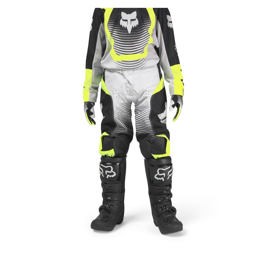 Fox Spodnie Motocyklowe Junior  180 Collect Grey Yellow 22