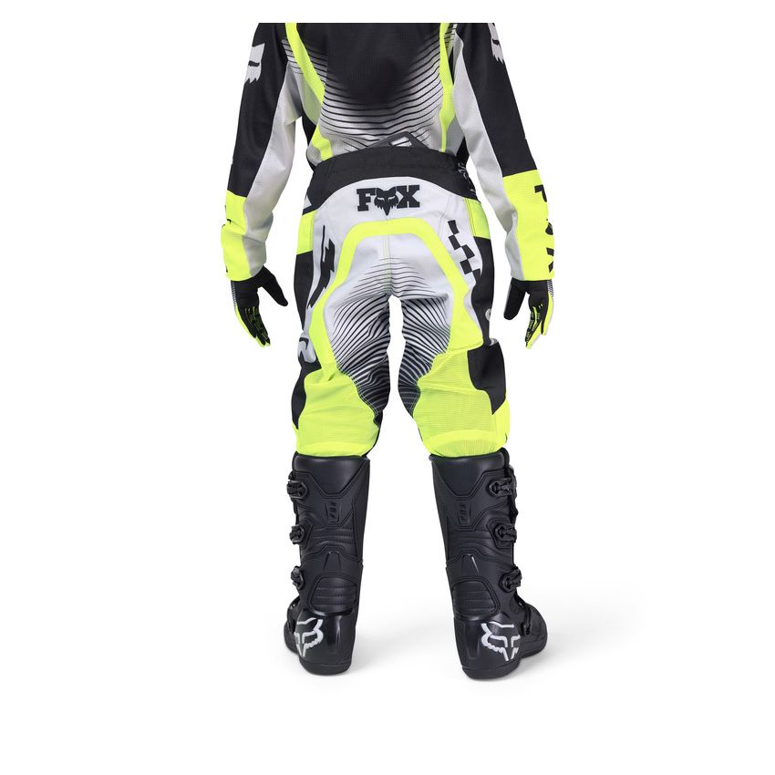 Fox Spodnie Motocyklowe Junior  180 Collect Grey Yellow 22