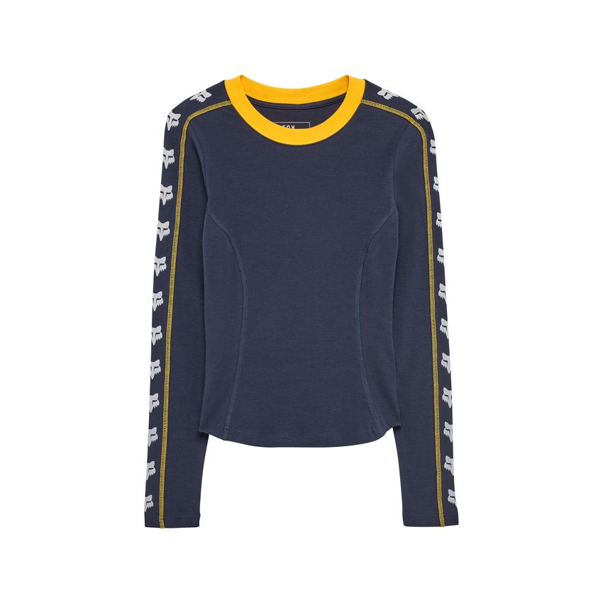 Fox Koszulka Z DŁugim RĘkawem Damska  Circa 74 Fitted Midnight Xs