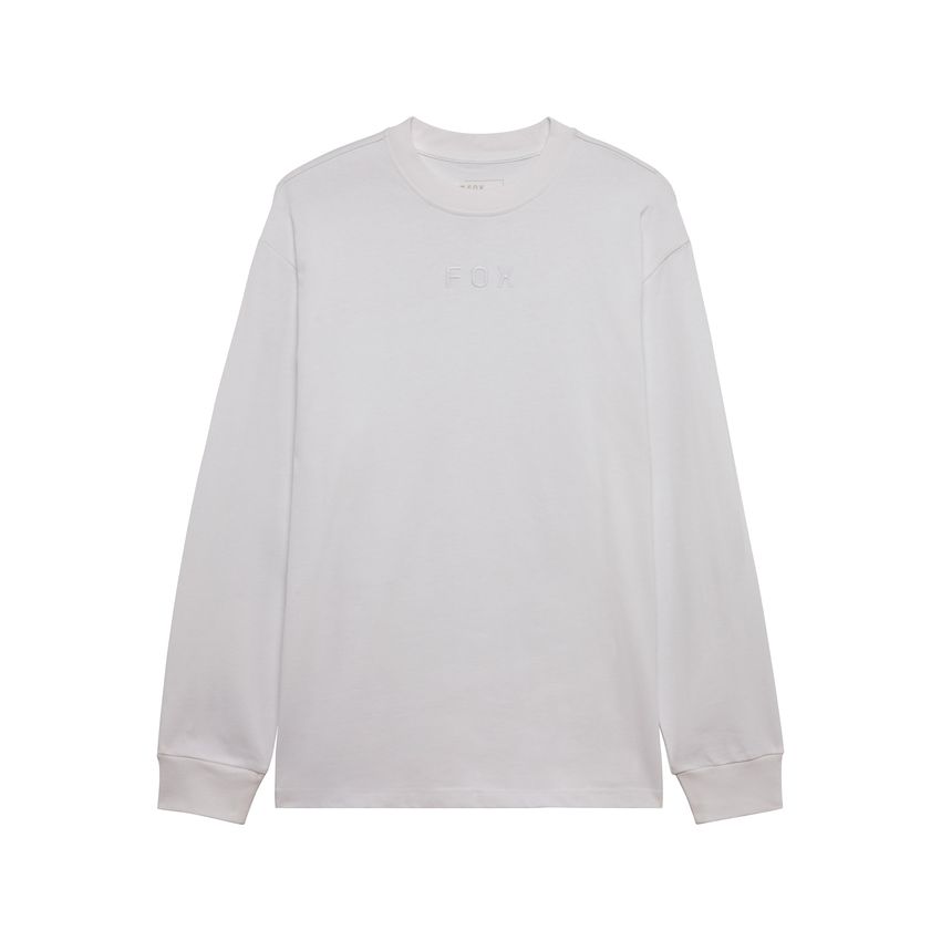 Fox Koszulka Z DŁugim RĘkawem  Wordmark Oversized Optic White S