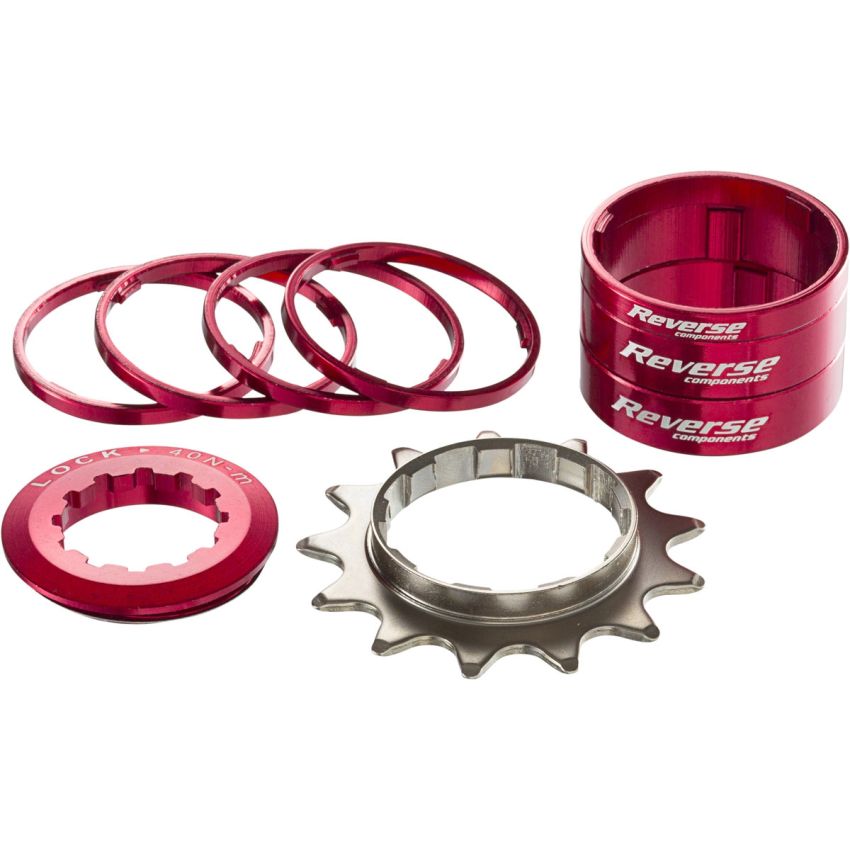REVERSE Single Speed Kits 13T czerwony