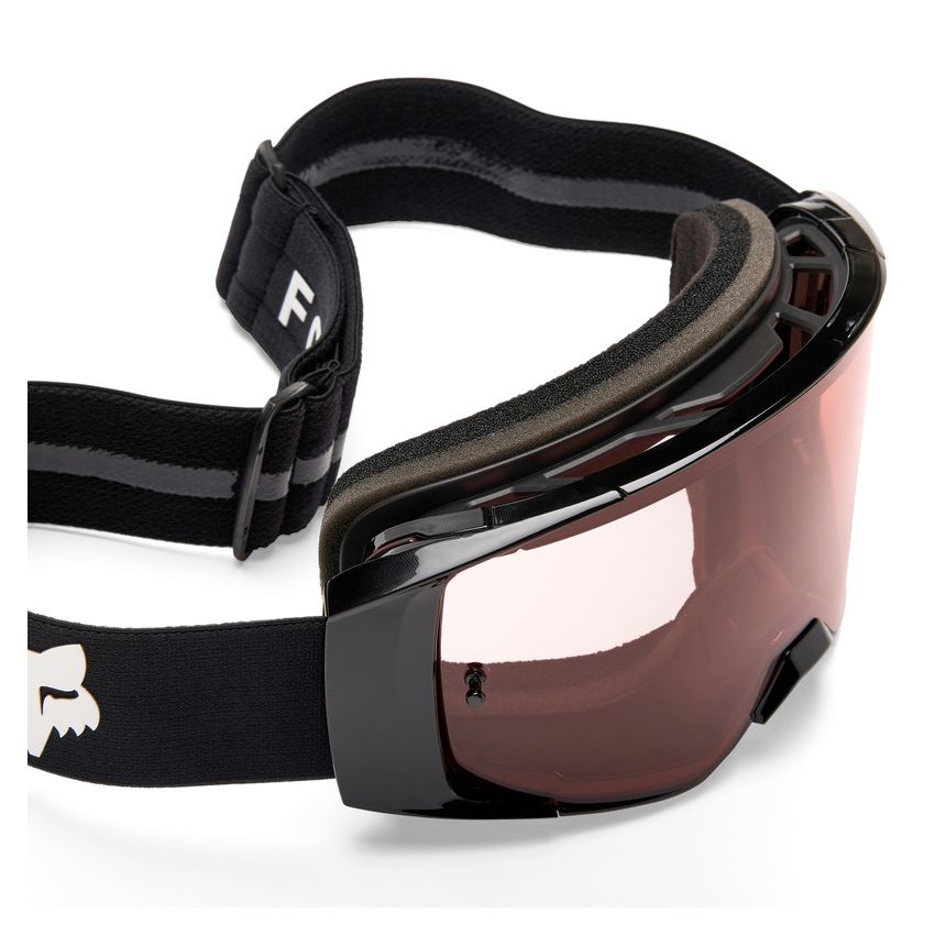Fox Gogle Rowerowe  Vue Max Vivid Black/red Os