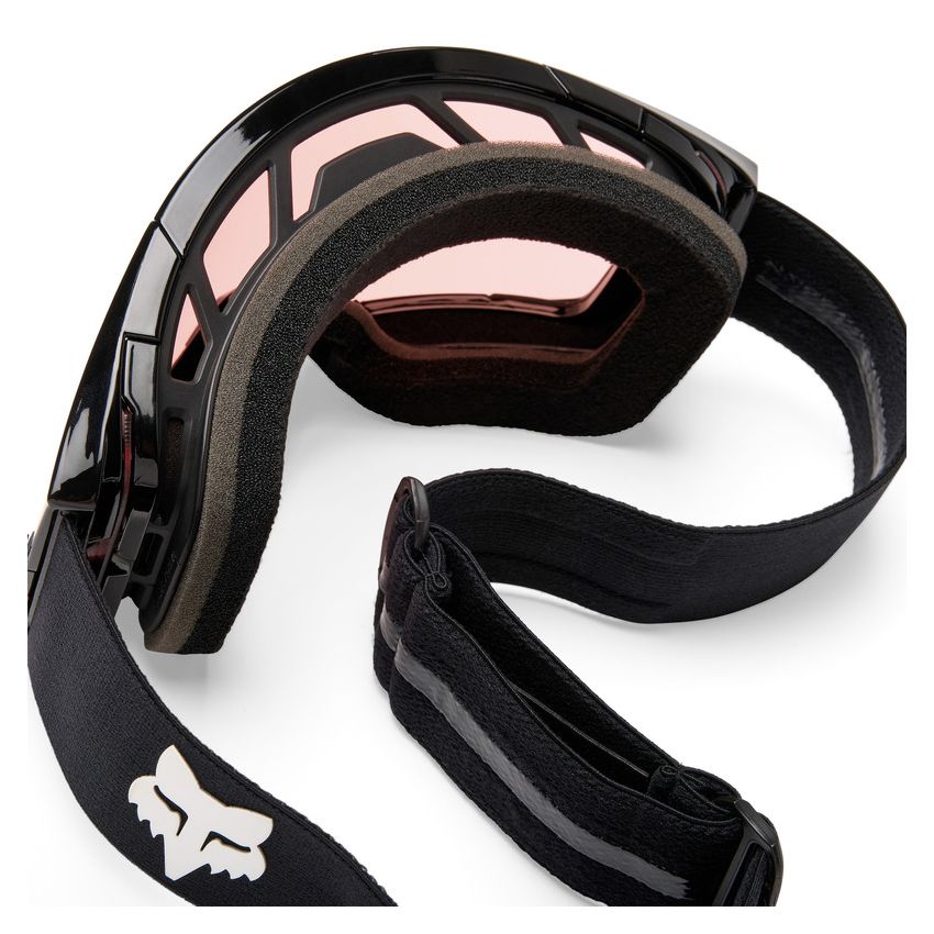 Fox Gogle Rowerowe  Vue Max Vivid Black/red Os