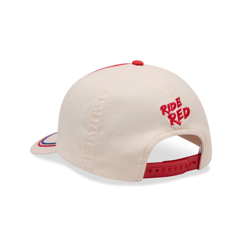Fox Czapka Z Daszkiem Damska  Honda Off White Os