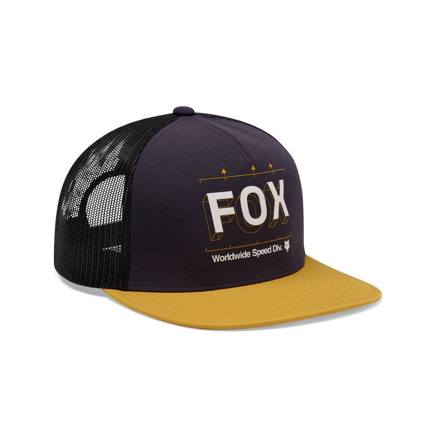 Fox Czapka Z Daszkiem  Image Print Trucker Plum Perfect Os