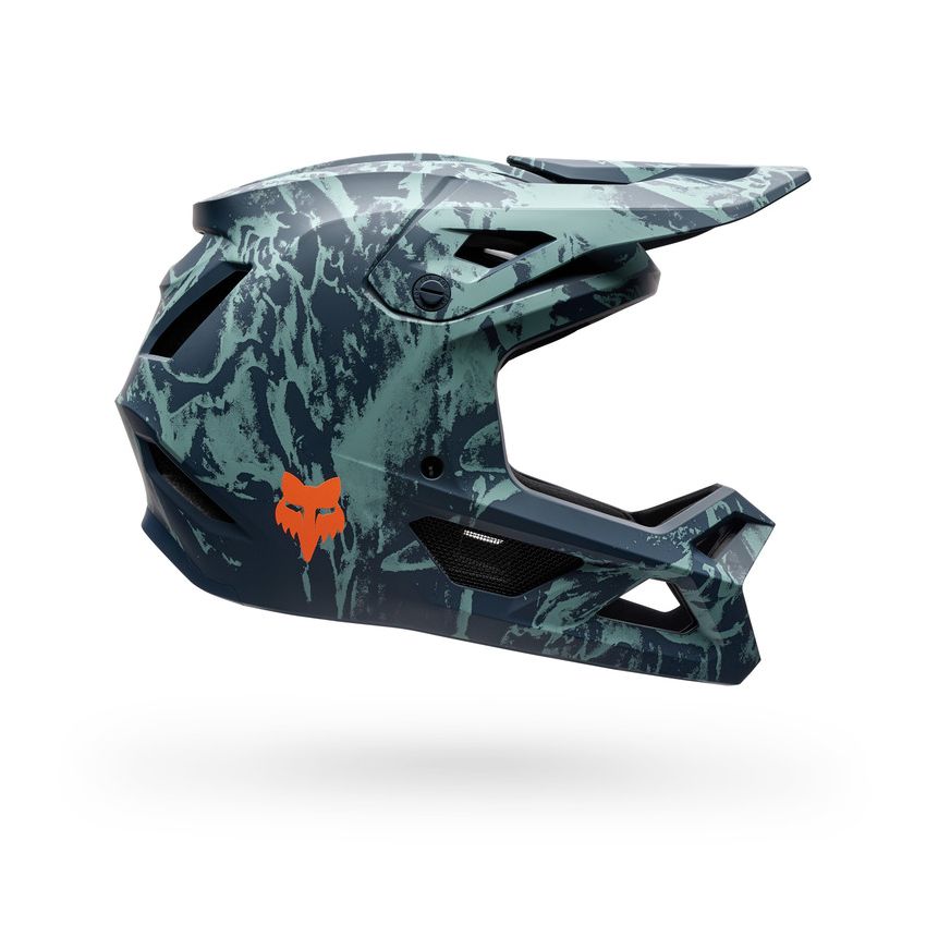 Kask FOX Junior Rampage Img Print Arctic Blue