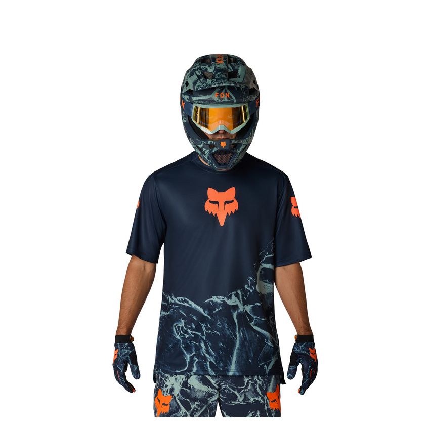 Fox Koszulka Rowerowa Junior  Ranger Img Print Arctic Blue Yl