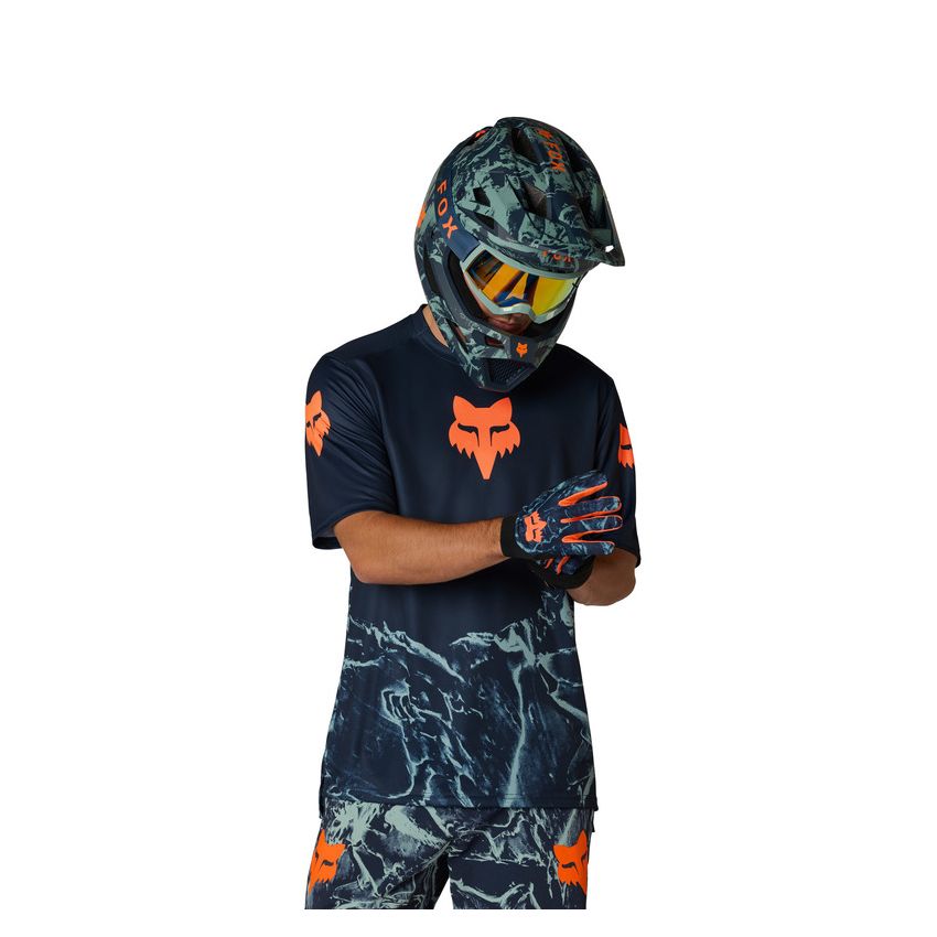 Fox Koszulka Rowerowa Junior  Ranger Img Print Arctic Blue Yl