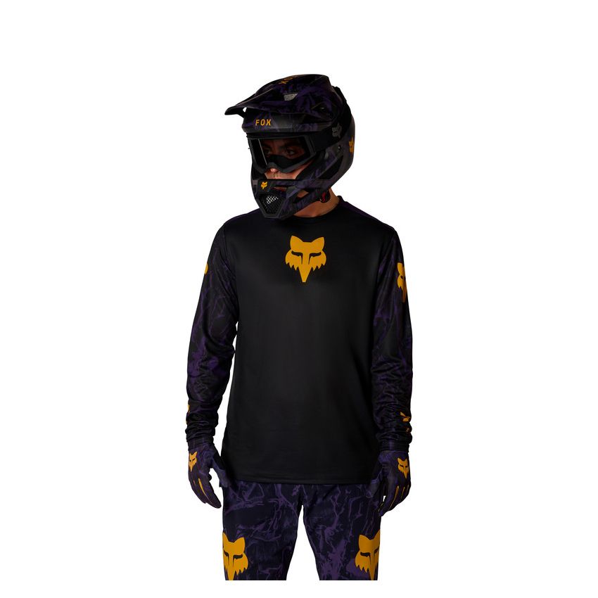 Fox Koszulka Rowerowa Z DŁugim RĘkawem Junior  Ranger Img Print Plum Ym
