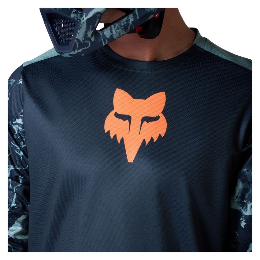 Fox Koszulka Rowerowa Z DŁugim RĘkawem Junior  Ranger Img Print Arctic Blue Yl