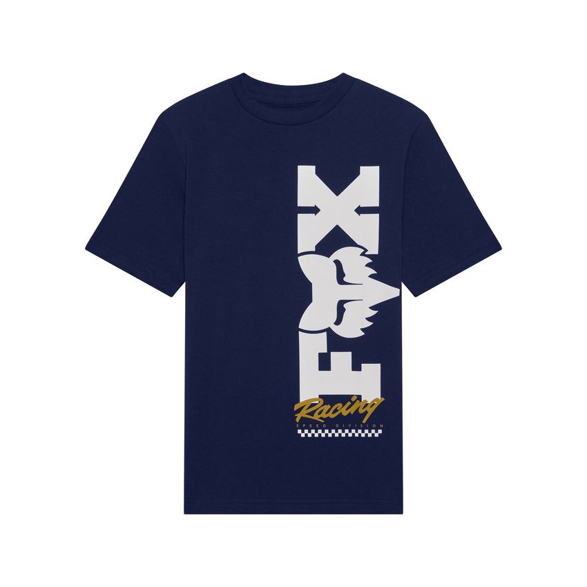 Fox T-shirt Junior  Checker Navy Yxl