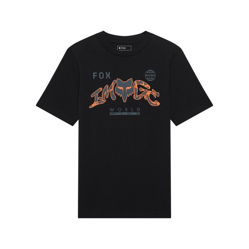 Fox T-shirt Junior  Image Print Ultra Black Yl