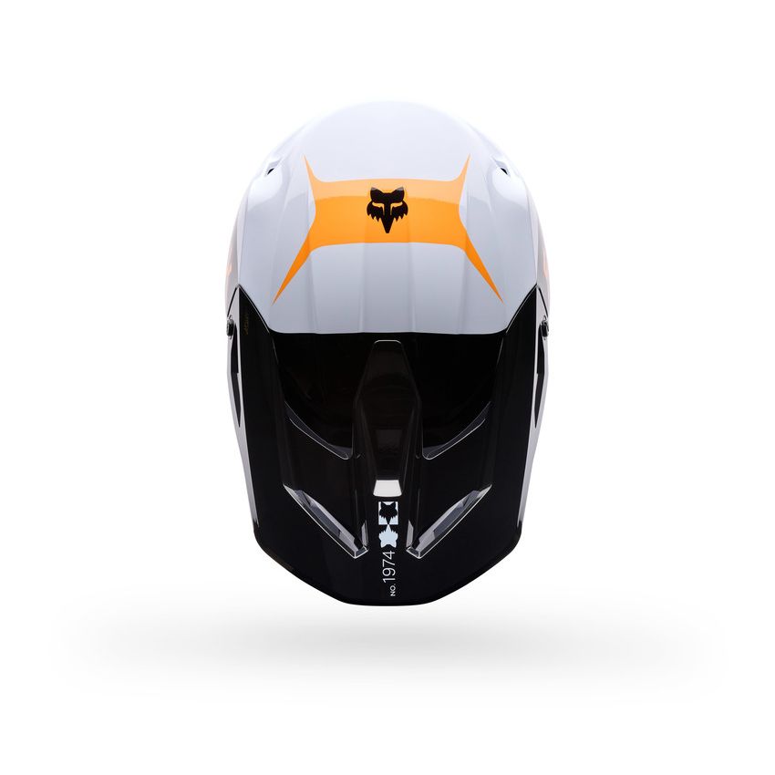 Fox Kask Motocyklowy Junior  V1 Noble Black White Yl