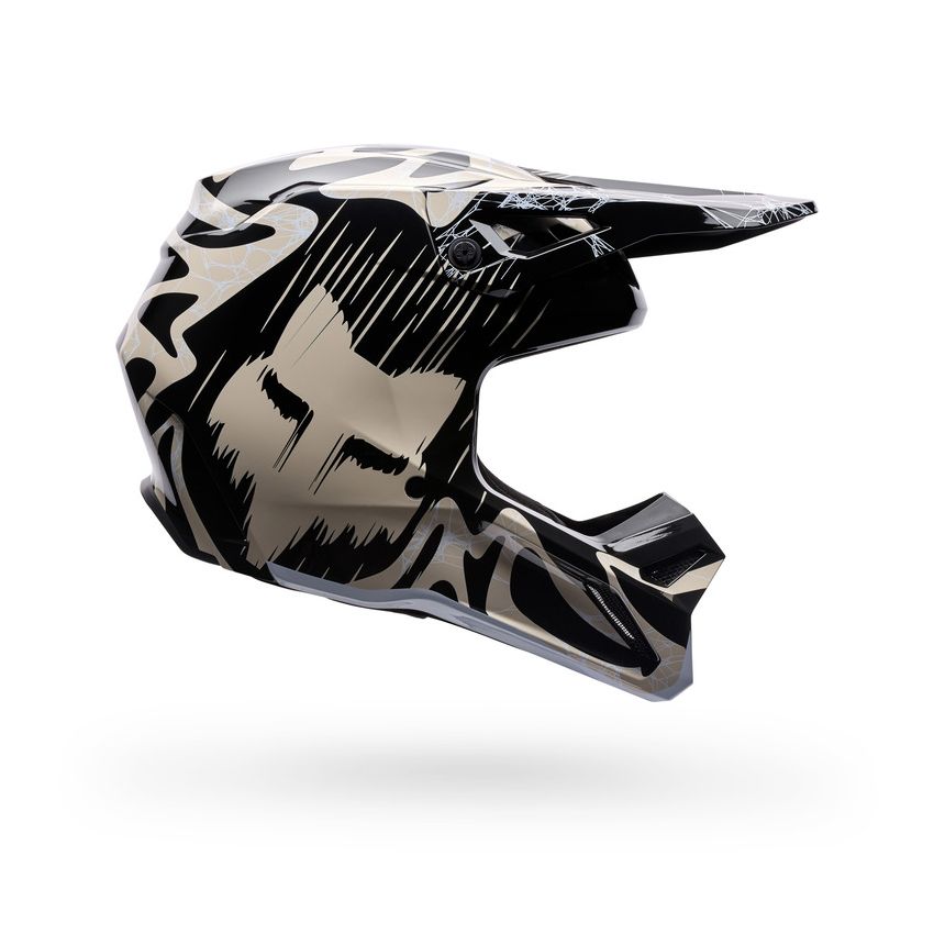 Fox Kask Motocyklowy Junior  V1 Diffuse Se Black Ym