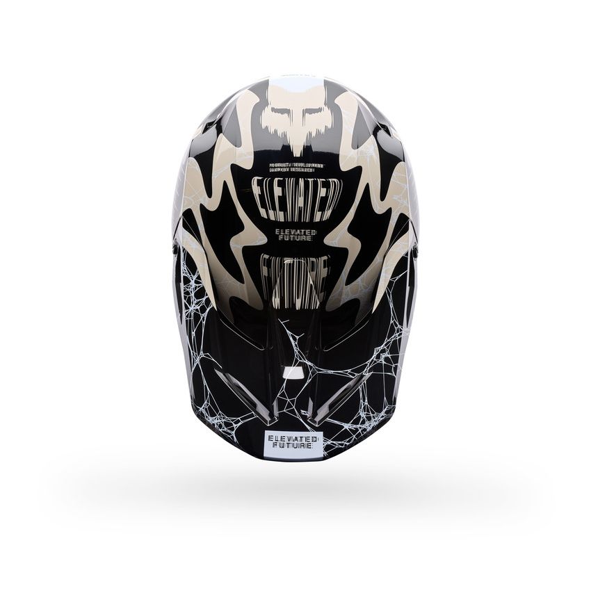 Fox Kask Motocyklowy Junior  V1 Diffuse Se Black Ym