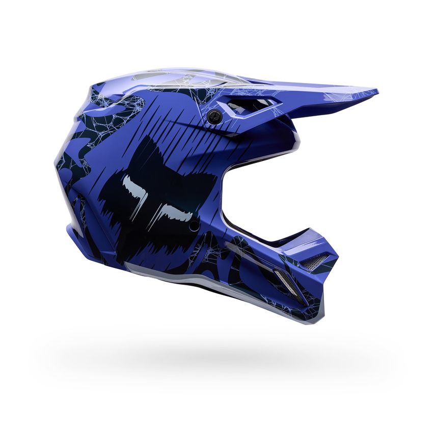 FOX Kask Motocyklowy Junior  V1 Diffuse Se Purple Dove Y