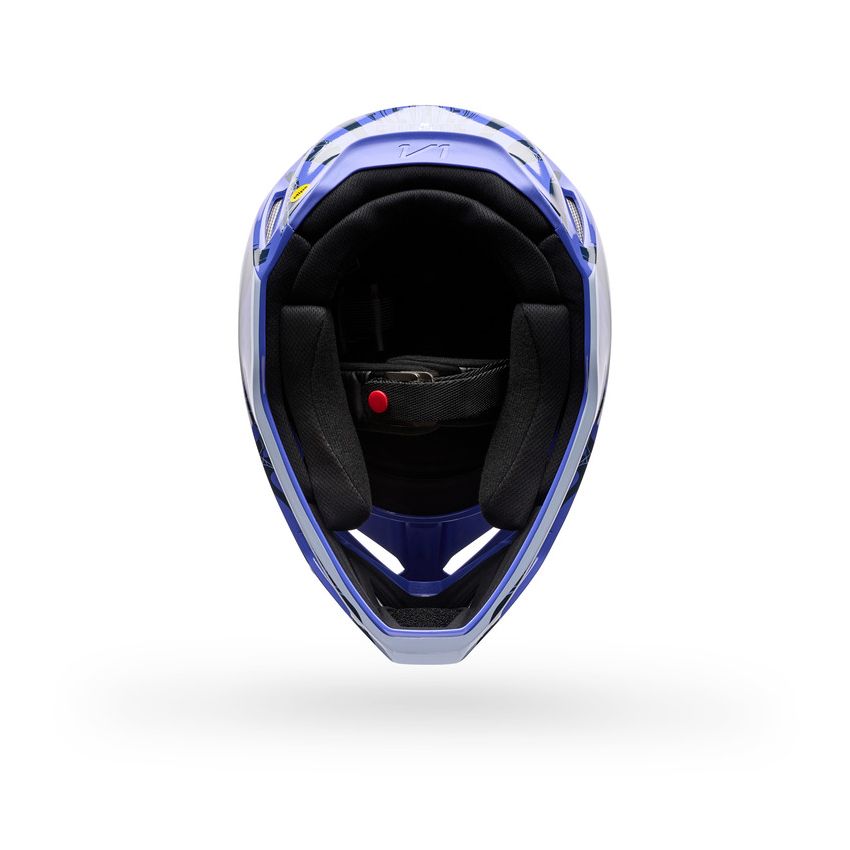 FOX Kask Motocyklowy Junior  V1 Diffuse Se Purple Dove Y