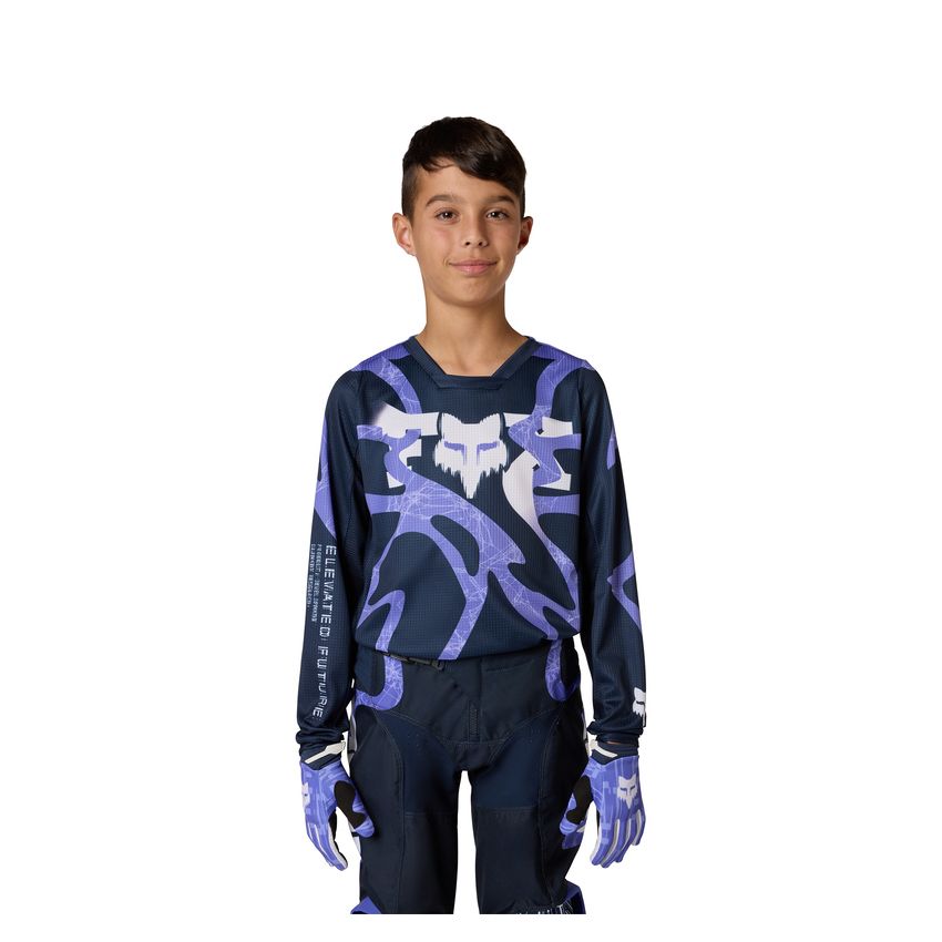 Fox Bluza Motocyklowa Junior  180 Diffuse Se Blueberry Yl