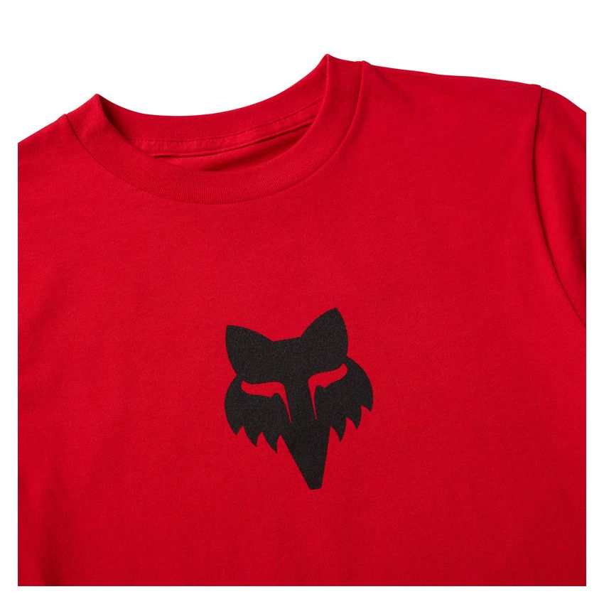 Fox T-shirt Junior  Head Tibetan Red Yl