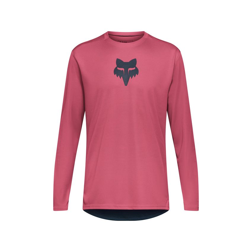 Fox Koszulka Rowerowa Z DŁugim RĘkawem  Ranger Head Berry L